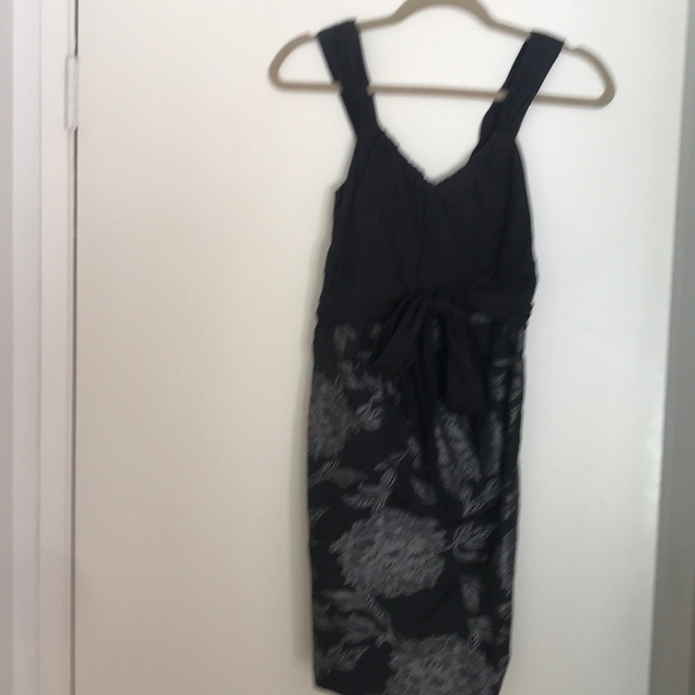 Black and silver dress